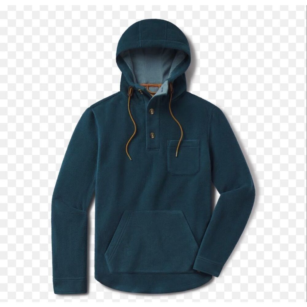 Levitate Baja fleece cozy green hooded pullover size small